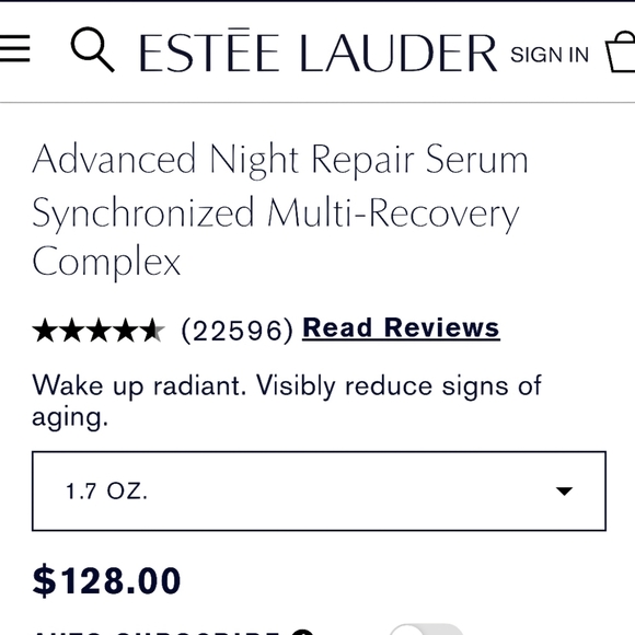 Estée Lauder Advanced Night Repair Serum 1.7 FL. Oz. / 50ml - Picture 3 of 3